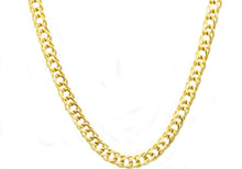Load image into Gallery viewer, Mens Gold Stainless Steel Double Link Chain Necklace - Blackjack Jewelry
