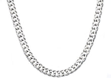 Load image into Gallery viewer, Mens Stainless Steel Double Link Chain Necklace - Blackjack Jewelry
