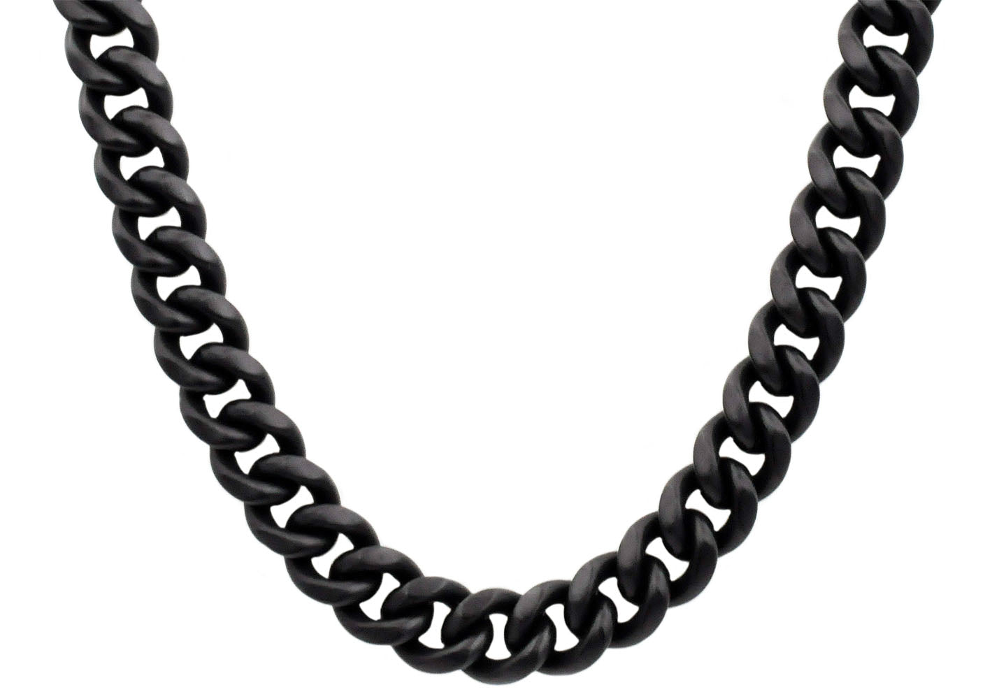 Men's Matte Stainless Steel Chain Necklace