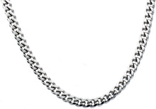 Load image into Gallery viewer, Mens 8mm Stainless Steel Cuban Link Chain Necklace With Box Clasp - Blackjack Jewelry
