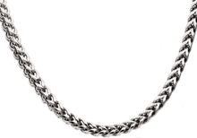 Load image into Gallery viewer, Mens Stainless Steel Rounded Franco Link Chain Necklace - Blackjack Jewelry
