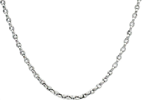 Mens Stainless Steel Link Chain Necklace - Blackjack Jewelry