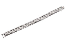 Load image into Gallery viewer, Mens Stainless Steel Link Bracelet - Blackjack Jewelry
