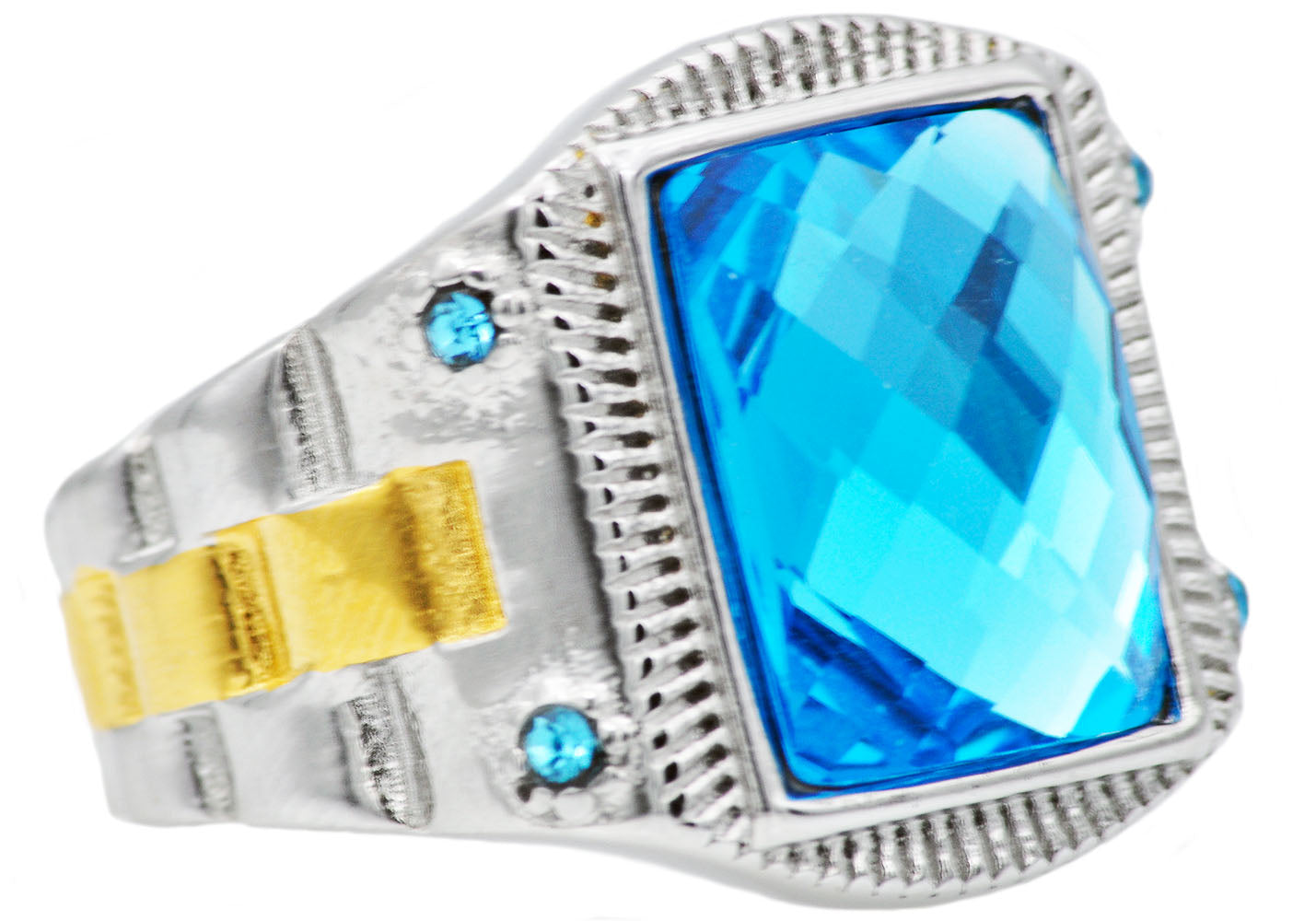 Light it Up Blue Denim Swarovski Crystal Ring – The Boutique at Wells  Florist